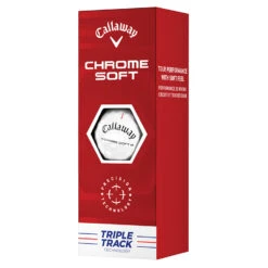 Callaway Chrome Soft Triple Track Golf Balls -Golf Sporting Goods Store Callaway 2022 Chrome Soft Triple Track Golf Balls White 4