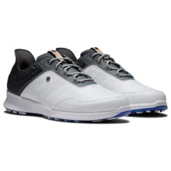 FootJoy FJ Stratos 50072 Golf Shoes 8 FootJoy FJ Stratos 50072 Golf Shoes -Golf Sporting Goods Store FootJoy FJ Stratos 50072 Golf Shoes White Black Forged Iron Blanc de Blanc 3