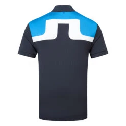 J.Lindeberg Jeff Golf Polo Shirt 5 J.Lindeberg Jeff Golf Polo Shirt -Golf Sporting Goods Store J.Lindeberg SS23 Jeff Regular Fit Polo GMJT07620 6855 SHLIN180 JL Navy Back
