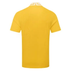 J.Lindeberg Tyson Golf Polo Shirt 5 J.Lindeberg Tyson Golf Polo Shirt -Golf Sporting Goods Store J.Lindeberg SS23 Tyson Regular Fit Polo GMJT07647 I040 SHLIN187 CitrusWhite Back