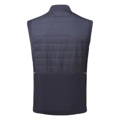 J.Lindeberg Kenny Hybrid Thermal Golf Wind Vest -Golf Sporting Goods Store J.Lindeberg AMOW08166 6855 M Kenny Hybrid Vest JL Navy WTLIN038 Back