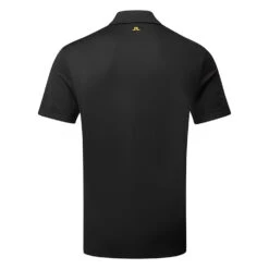 J.Lindeberg Diamond Golf Polo Shirt -Golf Sporting Goods Store J.Lindeberg GMJT06475 9999 M Diamond Regular Fit Polo Black Back
