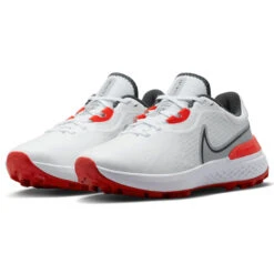 Nike Infinity Pro 2 Golf Shoes 8 Nike Infinity Pro 2 Golf Shoes -Golf Sporting Goods Store Nike Golf Infinity Pro 2 Golf Shoes White Black Wolf Grey Picante Red 3