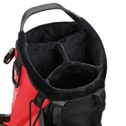 TaylorMade Tour Staff Golf Stand Bag -Golf Sporting Goods Store TaylorMade 2023 Tour Stand Bag Red White Black 4