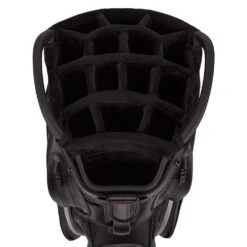 Titleist Jet Black Premium StaDry Golf Cart Bag -Golf Sporting Goods Store Titleist 2022 Tour Series Premium StaDry Cart Bag Black White 4