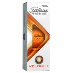 Titleist Velocity Matte Golf Balls -Golf Sporting Goods Store Titleist 2022 Velocity Golf Balls Orange 4