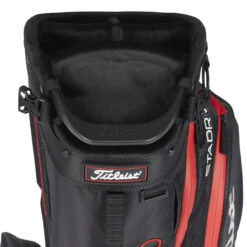 Titleist Players 5 StaDry Golf Stand Bag -Golf Sporting Goods Store Titleist 2023 Players 5 Stadry Stand Bag Black Black Red 4
