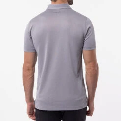 TravisMathew Private Dock Golf Polo Shirt -Golf Sporting Goods Store Travis Mathew SS21 Private Dock Golf Polo Shirt 1MW149 SHTRA054 M Heather Medium Grey Model 3