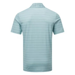TravisMathew Tahoe Golf Polo Shirt -Golf Sporting Goods Store Travis Mathew SS21 Tahoe Polo Shirt 1MW154 Code SHTRA034 M Heather Delphinium Back