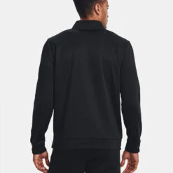 Under Armour Fleece 1/4 Zip Golf Sweater 11 Under Armour Fleece 1/4 Zip Golf Sweater -Golf Sporting Goods Store Under Armour AW22 1 4 Zip Sweater 1373358 001 SWUND171 XL Black Black Model 3