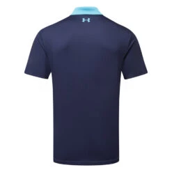Under Armour Performance 3.0 Colour Block Golf Polo Shirt -Golf Sporting Goods Store Under Armour SS23 Performance 3.0 Colour Block Polo Shirt 1377375 433 SHUND315 S Glacier Blue Midnight Navy Glacier Blue Back