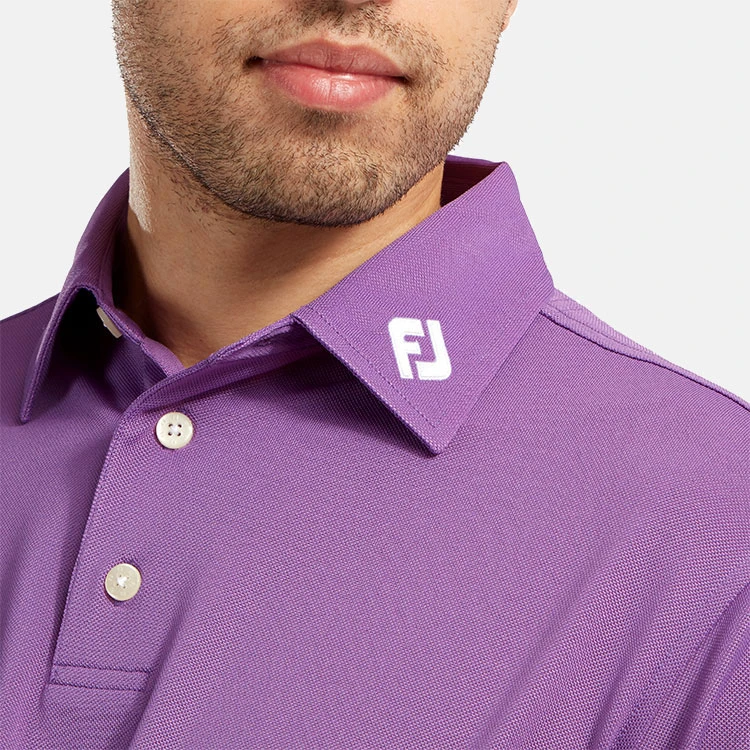 FootJoy Stretch Pique Solid Golf Polo Shirt 5 FootJoy Stretch Pique Solid Golf Polo Shirt - Image 5