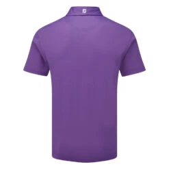 FootJoy Stretch Pique Solid Golf Polo Shirt 8 FootJoy Stretch Pique Solid Golf Polo Shirt -Golf Sporting Goods Store footjoy pique ss shirt ath 91820 purple back