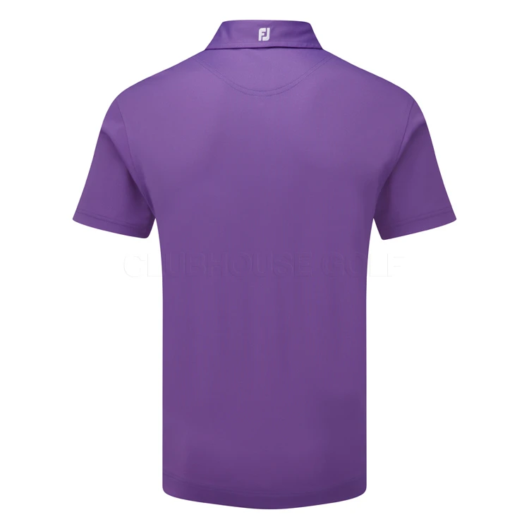 FootJoy Stretch Pique Solid Golf Polo Shirt 3 FootJoy Stretch Pique Solid Golf Polo Shirt - Image 3
