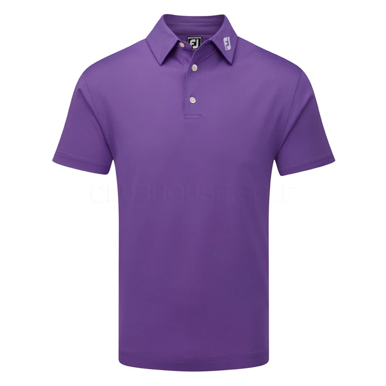 FootJoy Stretch Pique Solid Golf Polo Shirt 1 FootJoy Stretch Pique Solid Golf Polo Shirt